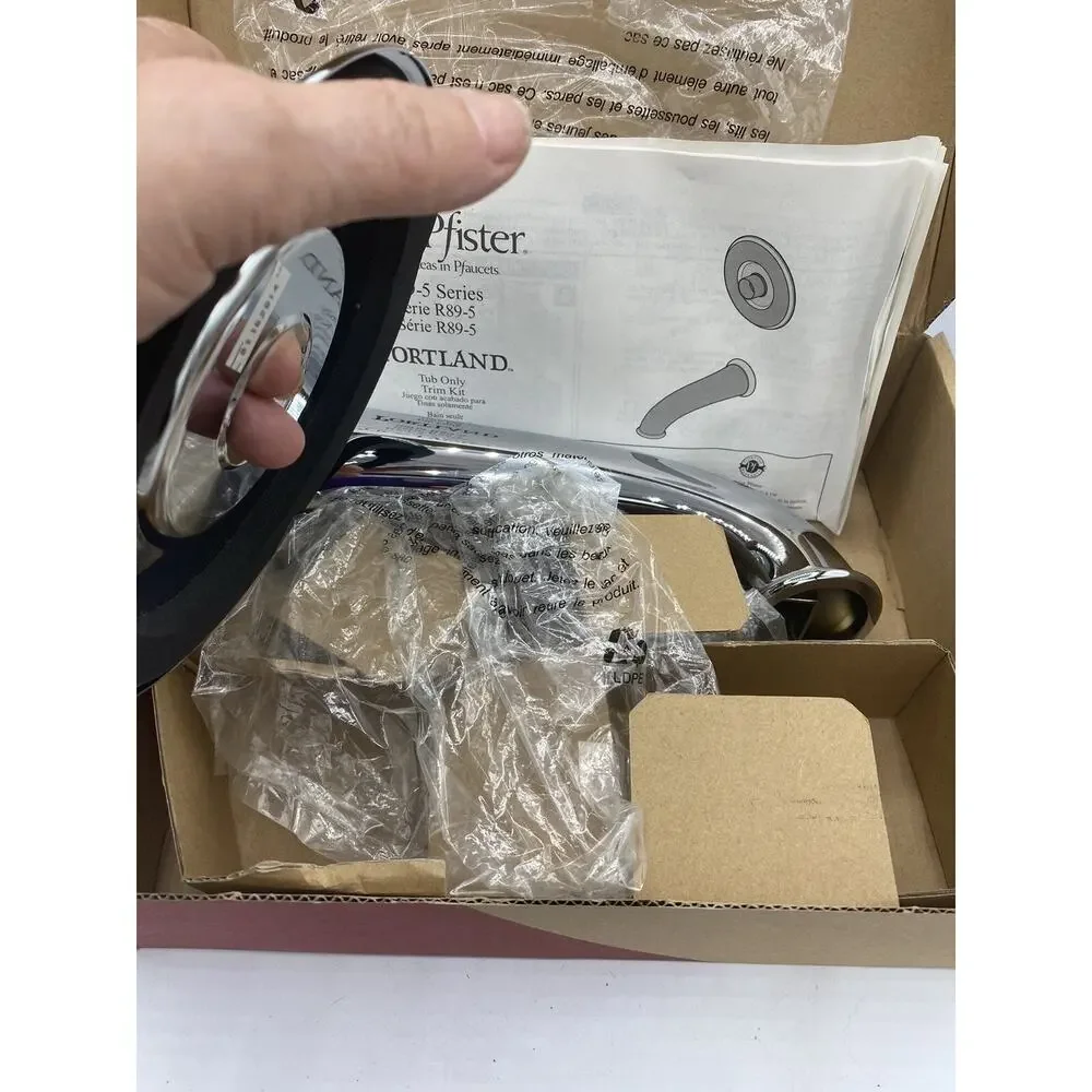 Price Pfister R89-50XC Polished Chrome Tub Only Trim Kit